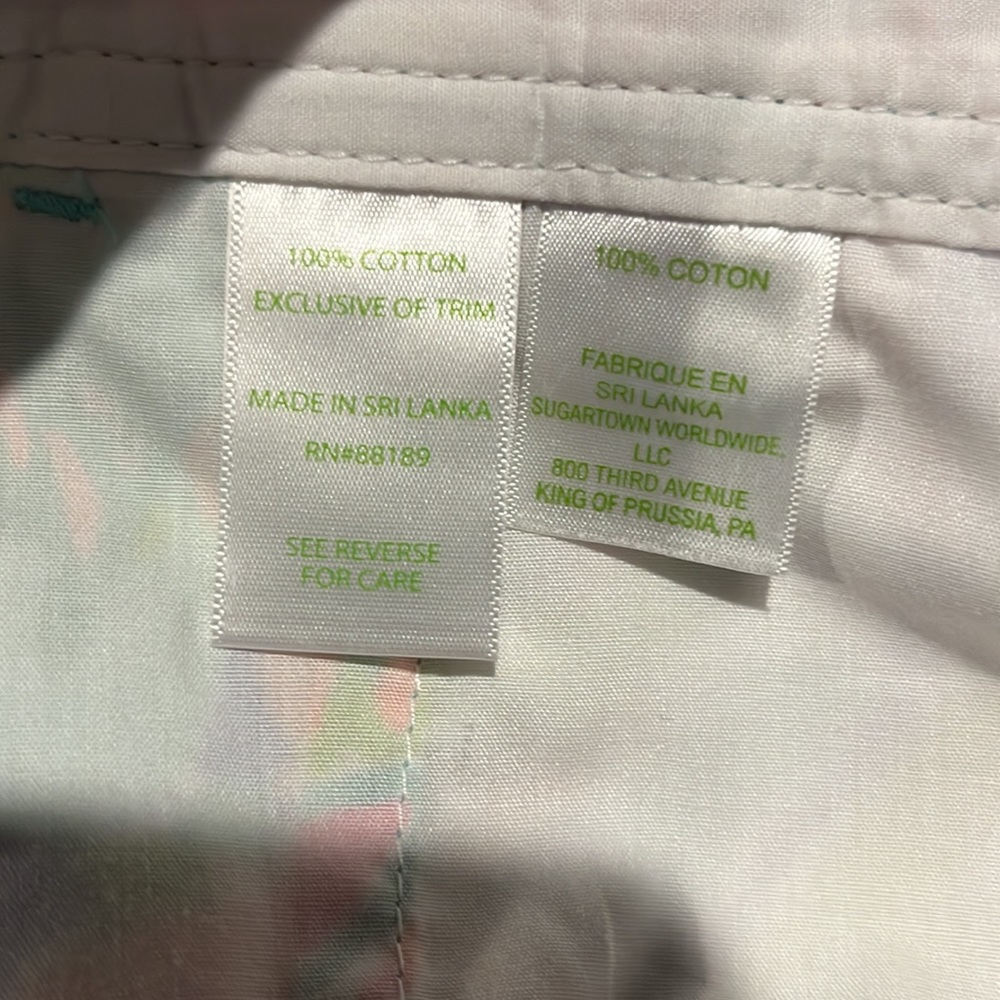 Lilly Pulitzer Callahan Shorts in Casa Banana Size 0 Preppy Beach Resort Wear - Picture 10 of 10